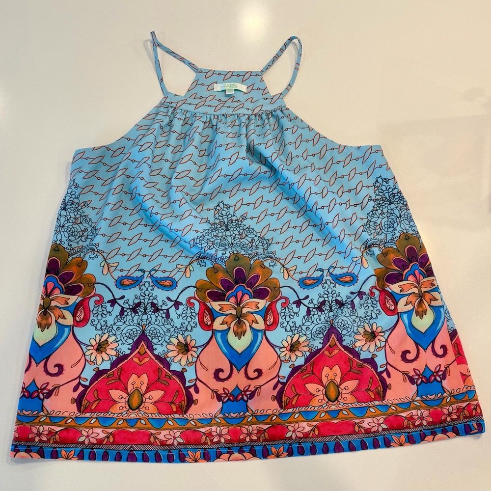 Jade Melody Tam women’s halter blouse size medium